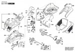 Bosch 3 600 HA4 208 Rotak 40 M Lawnmower 230 V / Eu Spare Parts